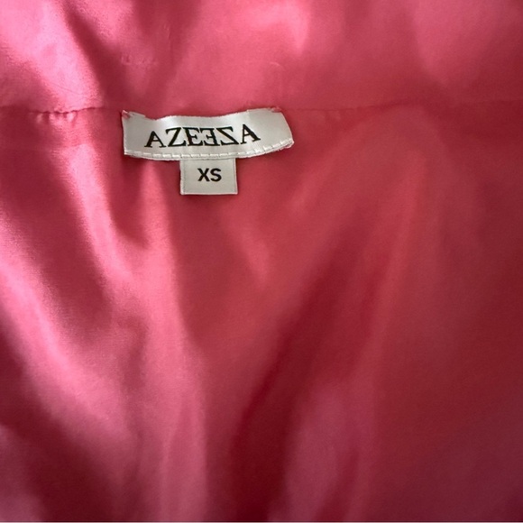 Azeeda Elise Pink Ruched One Shoulder Sheath Dress size XS - Picture 9 of 10